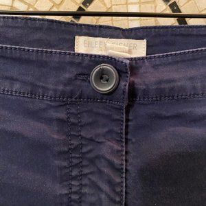 Women's Blue EILEEN FISCHER Chino Pants-2X